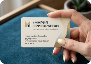 Визитки софт-тач