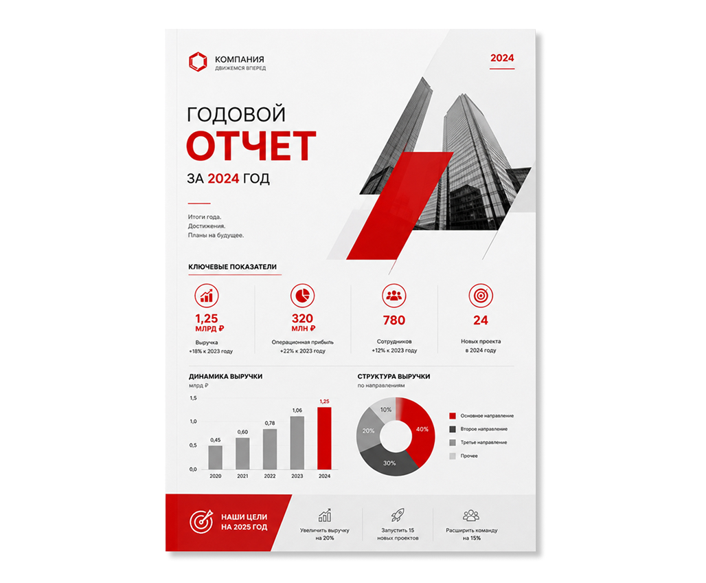 Заказать печать годовых отчетов в "А-Цифра"